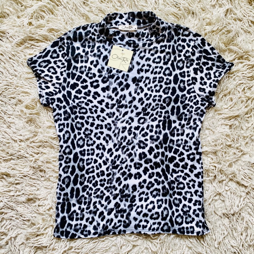 Cheetah Print Crop Top